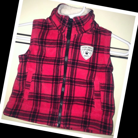 Carter's Other - 3/$20 •Carters fleece 3m baby vest🖍EUC🖍